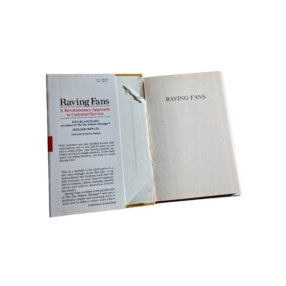Business/Personal Development Book Raving Fans by Ken Blanchard Sheldon Bowles - Picture 2 of 6
